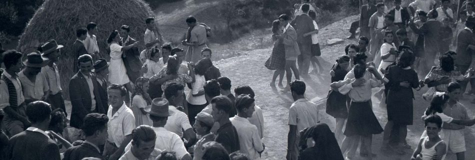 Ridracoli, festa sull'aia, 1946 - Archivio Fotografico Dott. Torquato Nanni